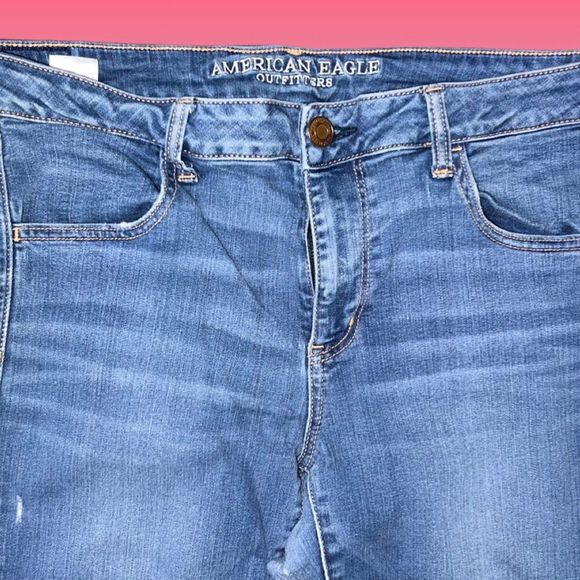 American Eagle Super Stretch X Jeans Size 14 Long 32x30 - Picture 2 of 6